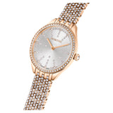 Crystal Rose Gold Bracelet Watch