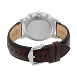 Fossil Men's Watch, Neutra Chronograph Brown Leather Watch for Men