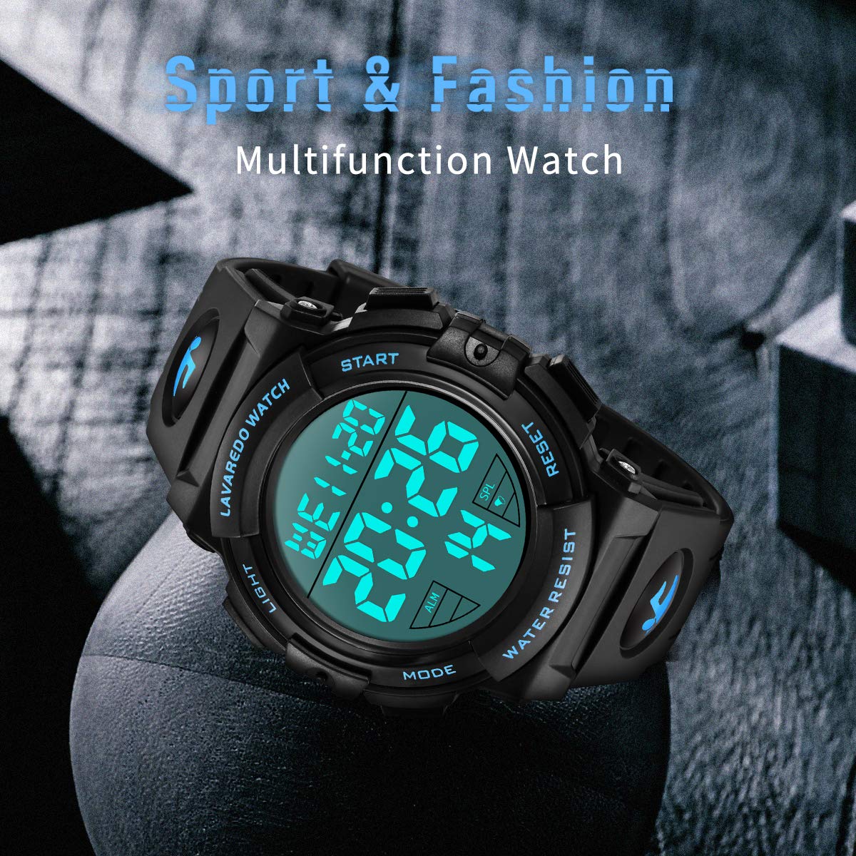Digital Military Sports Watch LED Display