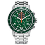 Brycen Chronograph Green Dial Watch