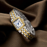 Vintage Roman Dial Watch Two-Tone Bracelet