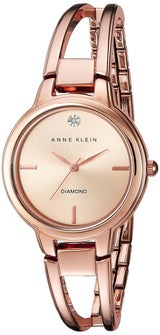 Diamond Accent Rose Gold Bangle Watch