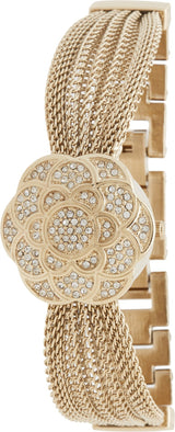 Anne Klein Women's AK/1046CHCV Premium Crystal-Accented Watch