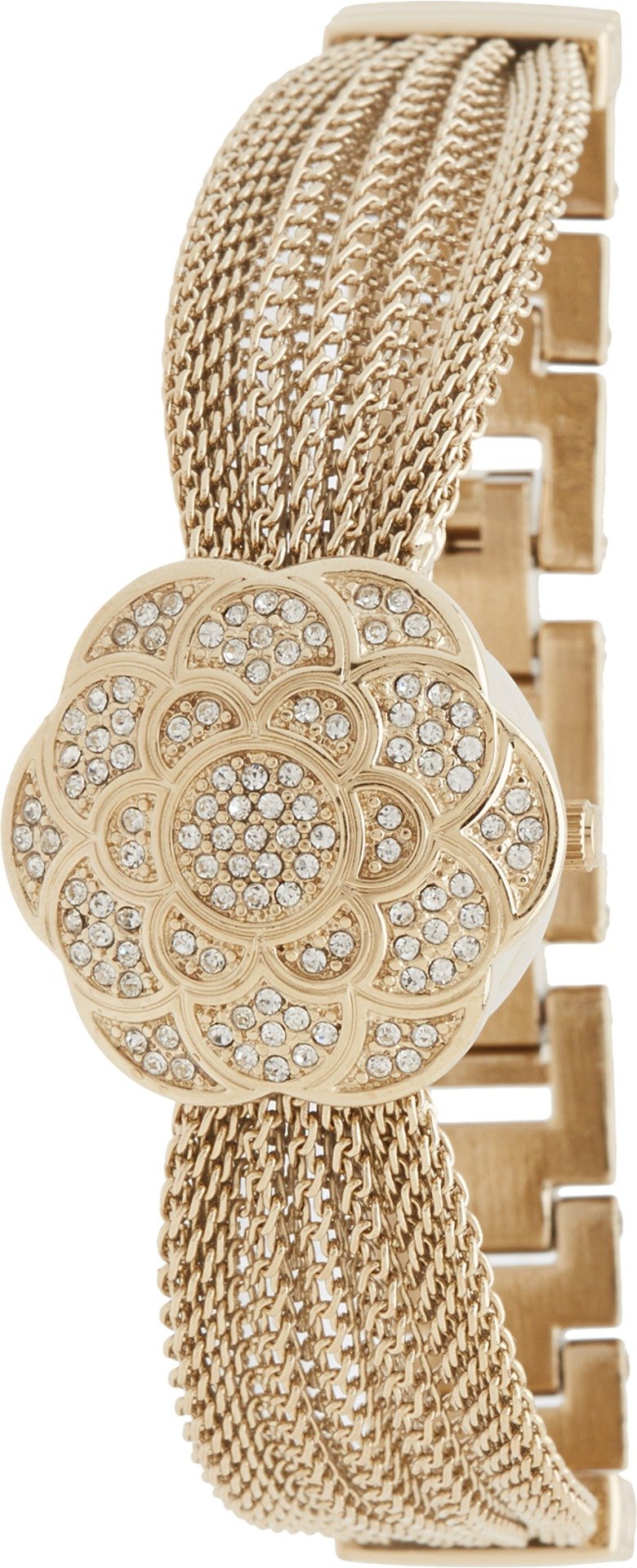 Anne Klein Women's AK/1046CHCV Premium Crystal-Accented Watch