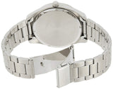 Classic Silver-Tone Stainless Steel Watch