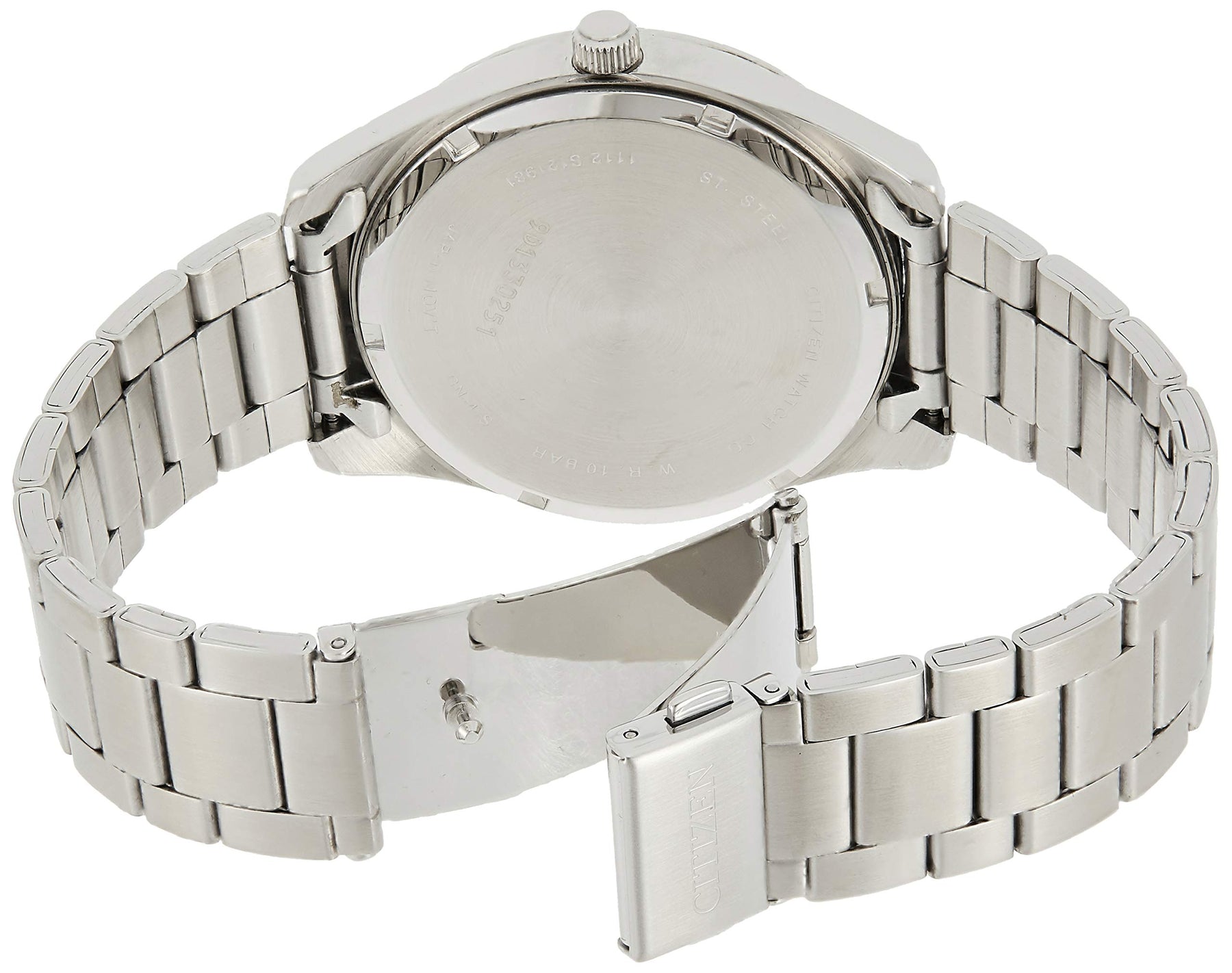 Classic Silver-Tone Stainless Steel Watch
