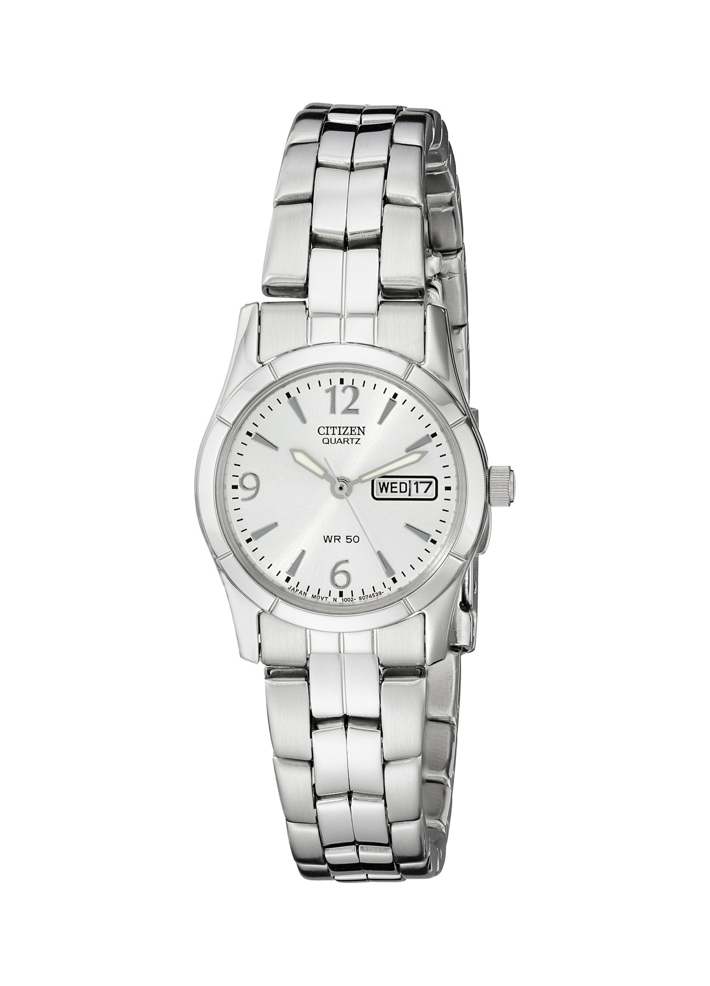 Classic Silver-Tone Stainless Steel Watch