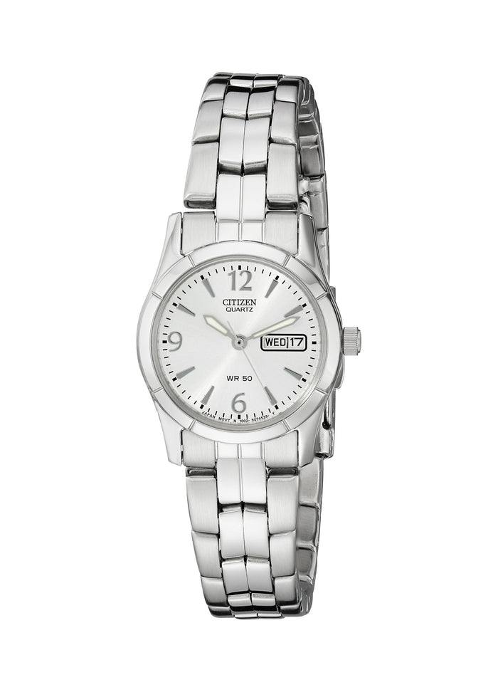 Classic Silver-Tone Stainless Steel Watch