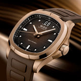 Multifort TV Big Date Brown Dial Watch 40mm