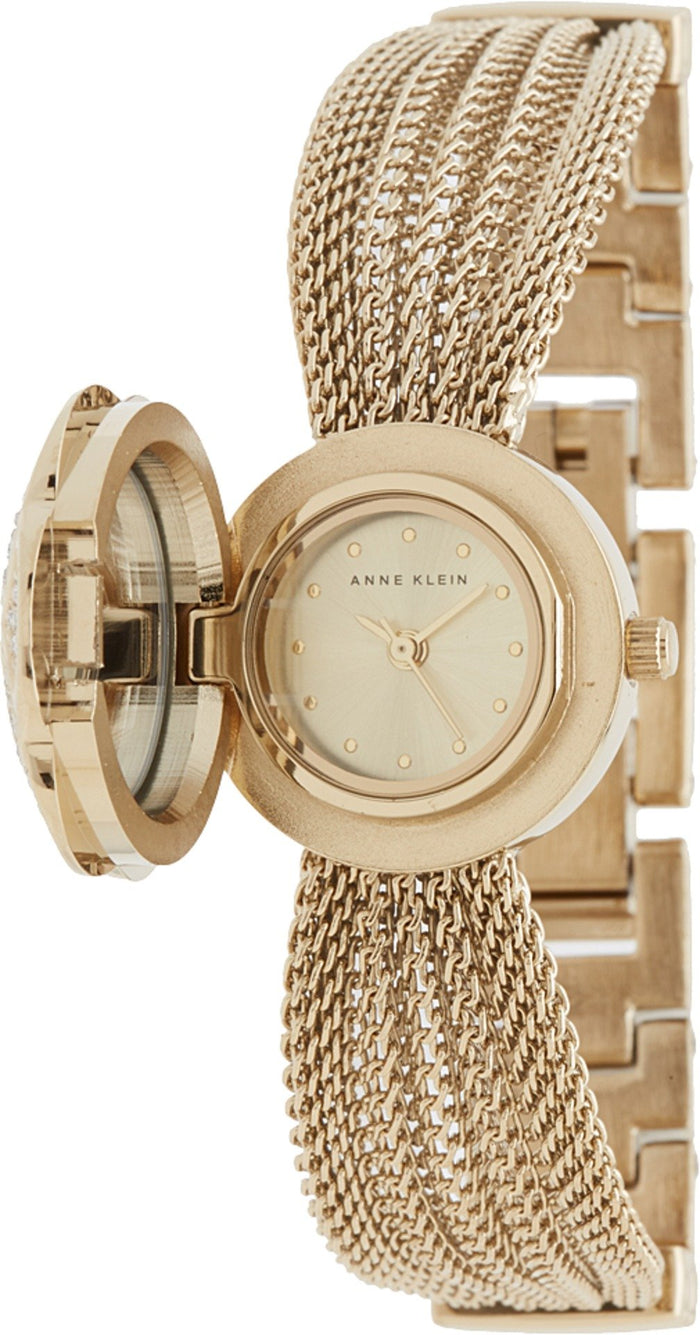 Anne Klein Women's AK/1046CHCV Premium Crystal-Accented Watch