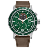 Brycen Chronograph Green Dial Watch