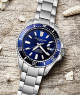 Pro Dive Blue Dial Watch 42mm Silver Bracelet