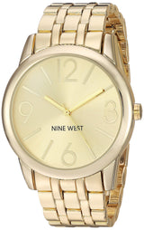 Champagne Dial Gold-Tone Bracelet Watch