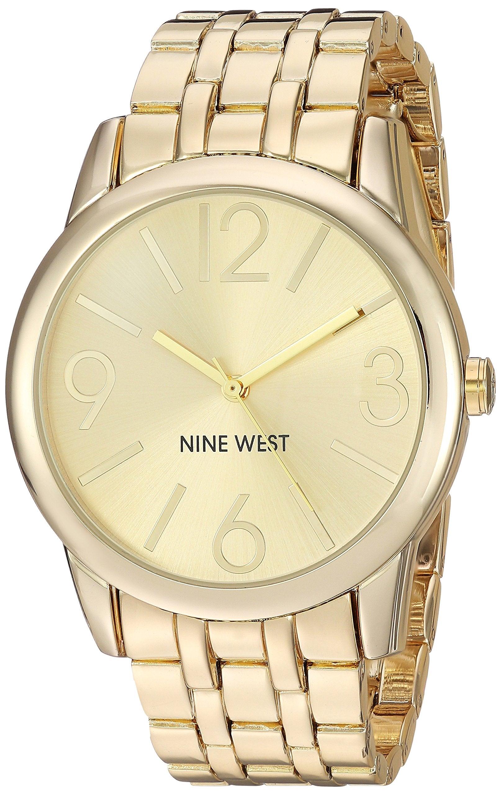 Champagne Dial Gold-Tone Bracelet Watch
